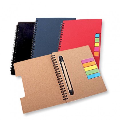 Eco Notepad With Sticky Note & Pen Eco Notepad With Sticky Note & Pen